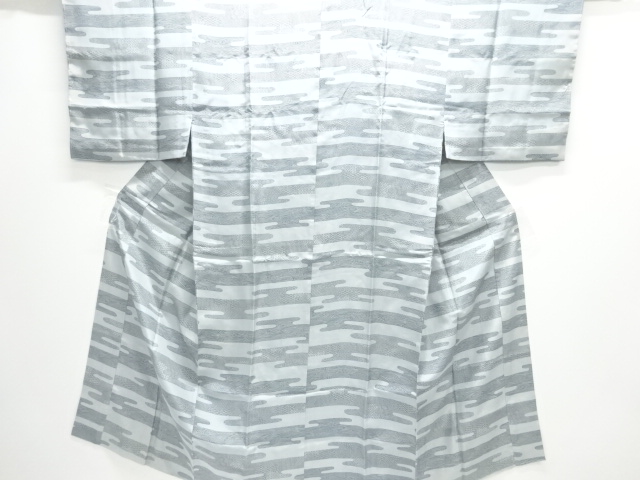 JAPANESE KIMONO / ANTIQUE MENS JUBAN / SILK / EGASUMI PATTERN